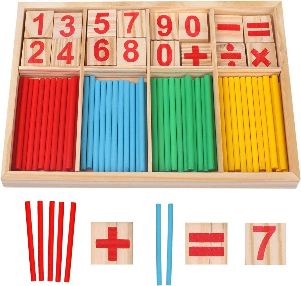 Zählstäbchen Lernspielzeug