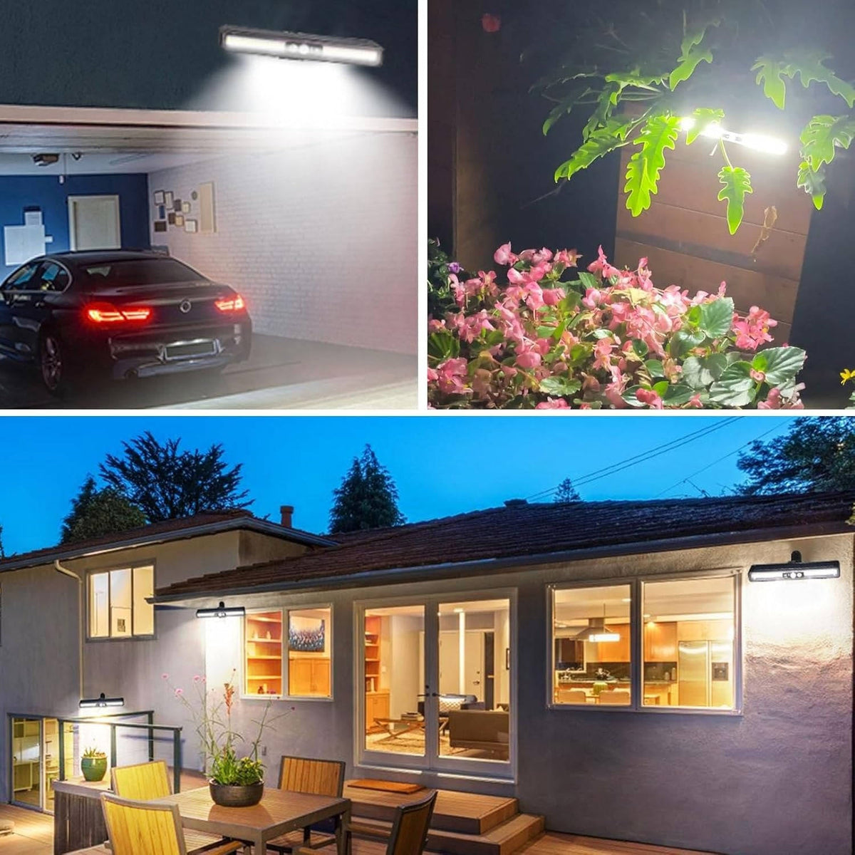 2-delige set draagbare zonne-hekverlichting