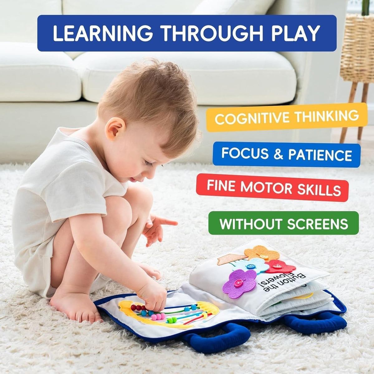 Libro Montessori para bebés de 1 año