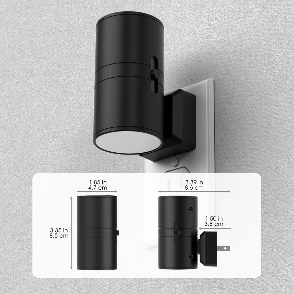 Stopcontacten met nachtverlichting