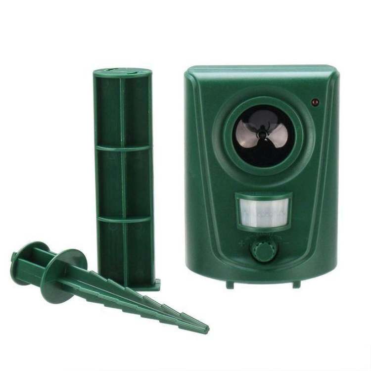 Motion-Activated Outdoor Cat Deterrent with Ultrasonic Sound Technology for Yards & Gardens | Thomler