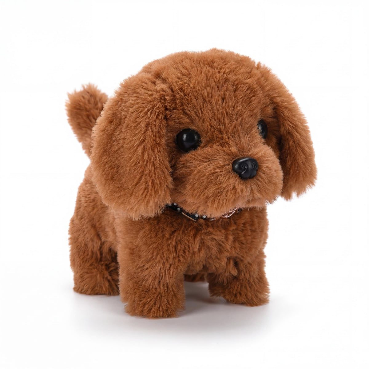 Cachorro de peluche interactivo, suave y con movimiento realista