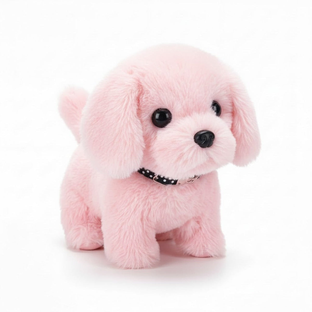 Cachorro de peluche interactivo, suave y con movimiento realista