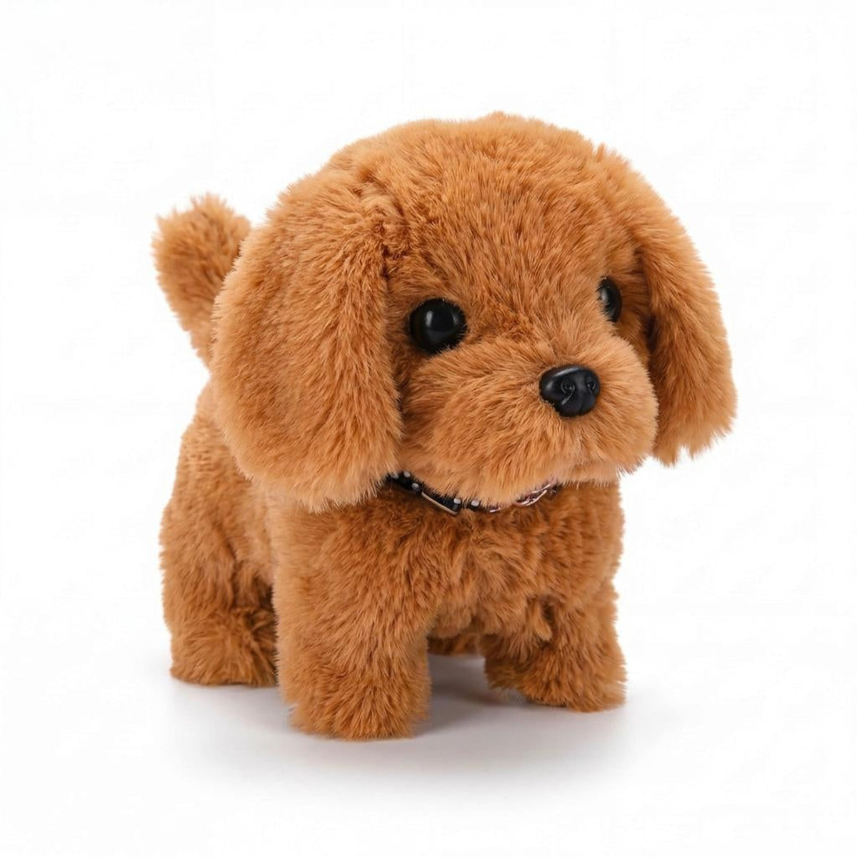 Cachorro de peluche interactivo, suave y con movimiento realista