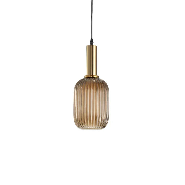 Lámpara de techo de cristal tintado con casquillo E27, pantalla de 12 pulgadas para comedor, isla de cocina, bar, salón, cable ajustable, diseño de inspiración escandinava | Thomler