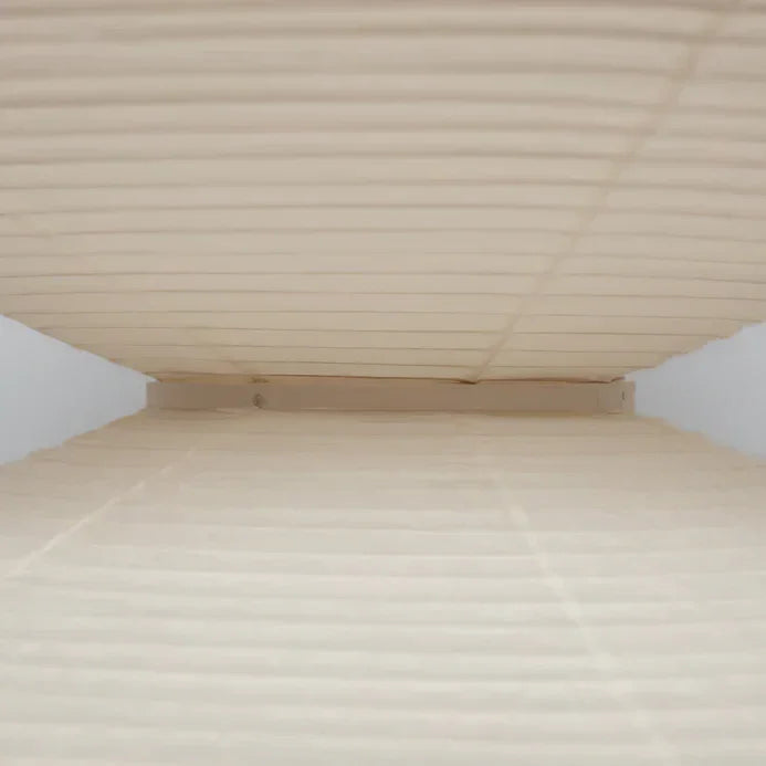 Cylindrical Drop Ceiling Fixture with Translucent Shade 55 inch or 94 inch Height E27 Socket Adjustable Cord for Stairwell Bedroom Entryway | Thomler