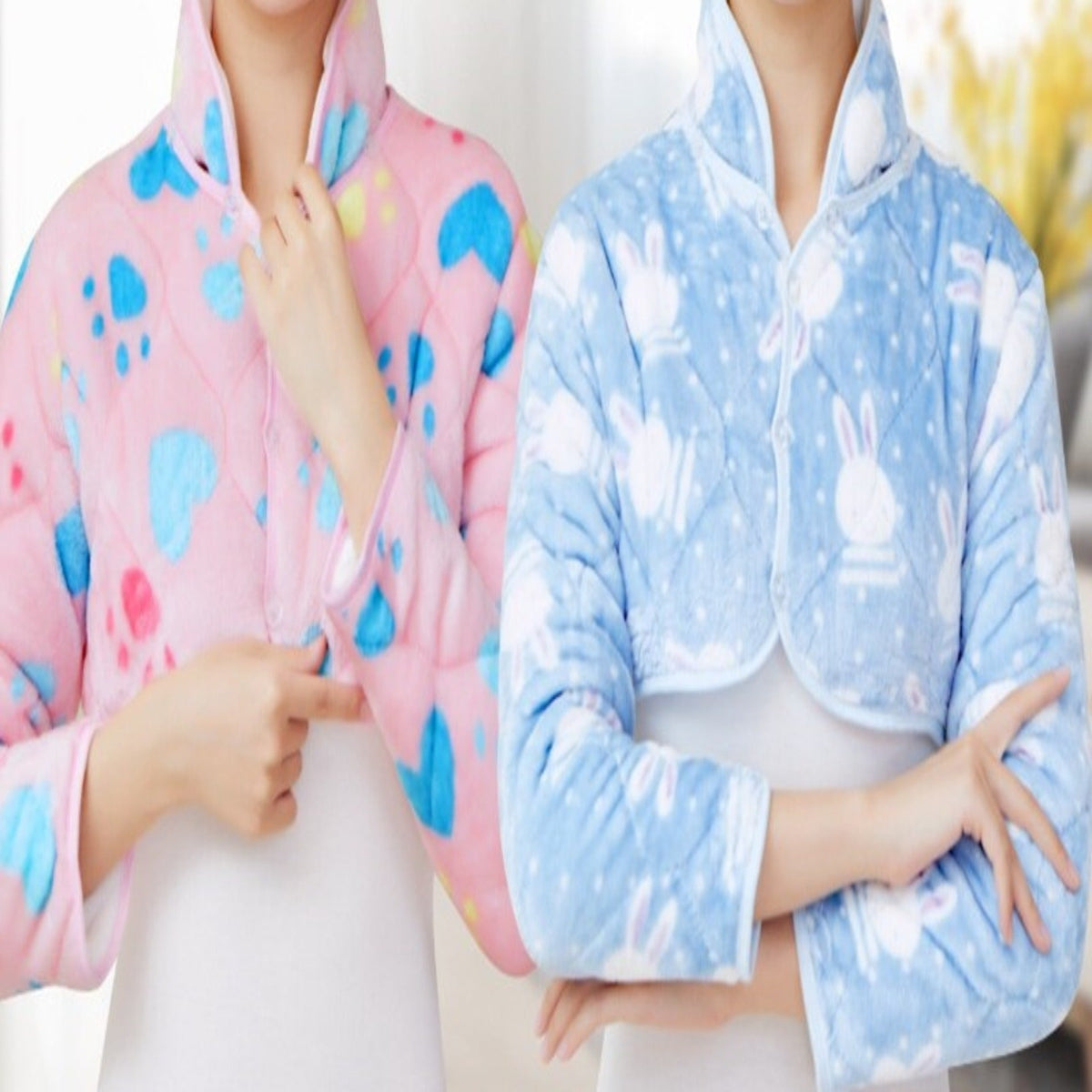 Reversible Heated Jacket with Back Heating Zone for Winter