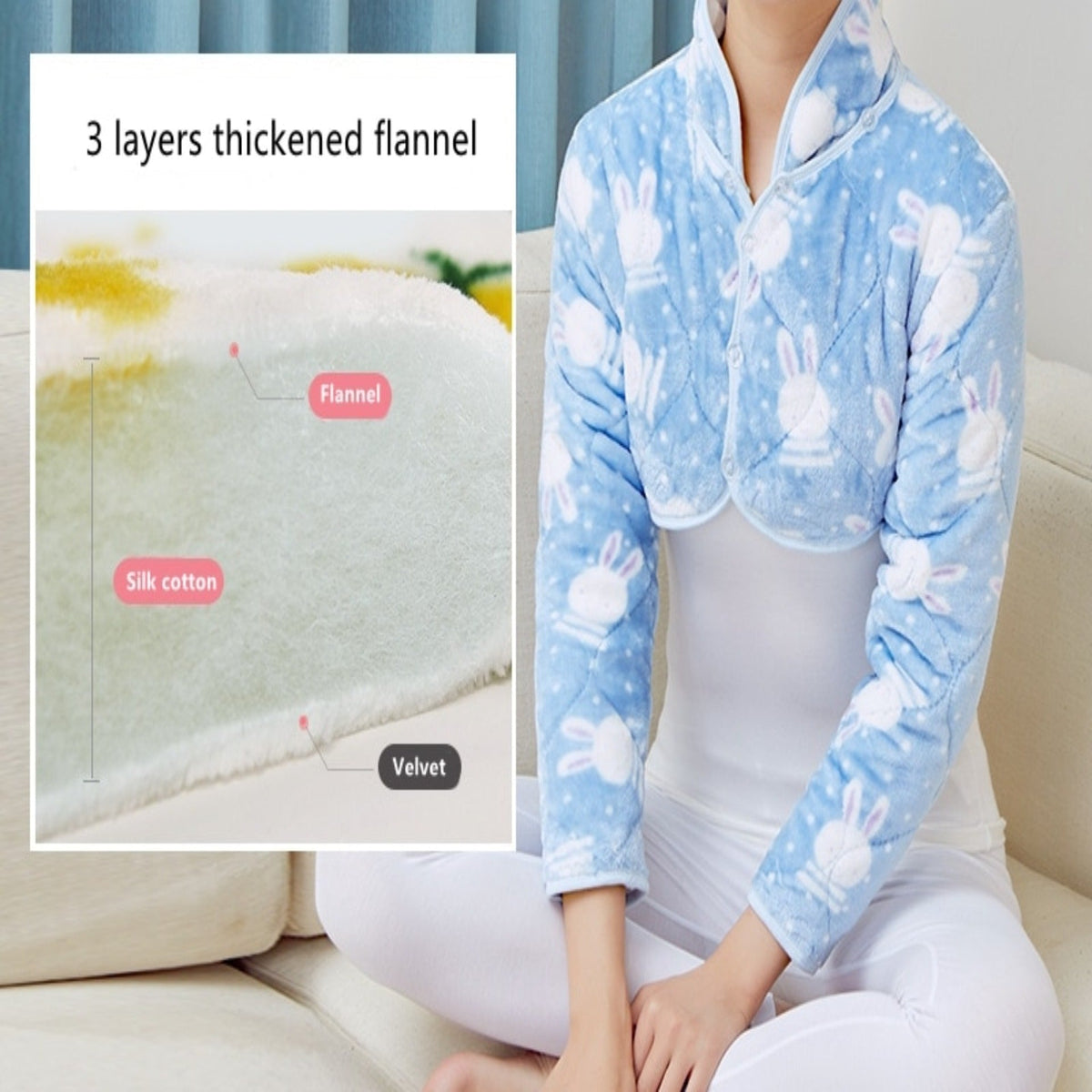 Reversible Heated Jacket with Back Heating Zone for Winter