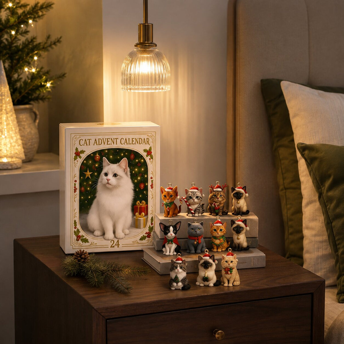 Feline Holiday Countdown Calendar 2026 – 24 Days of Cat-Themed Surprises for Christmas