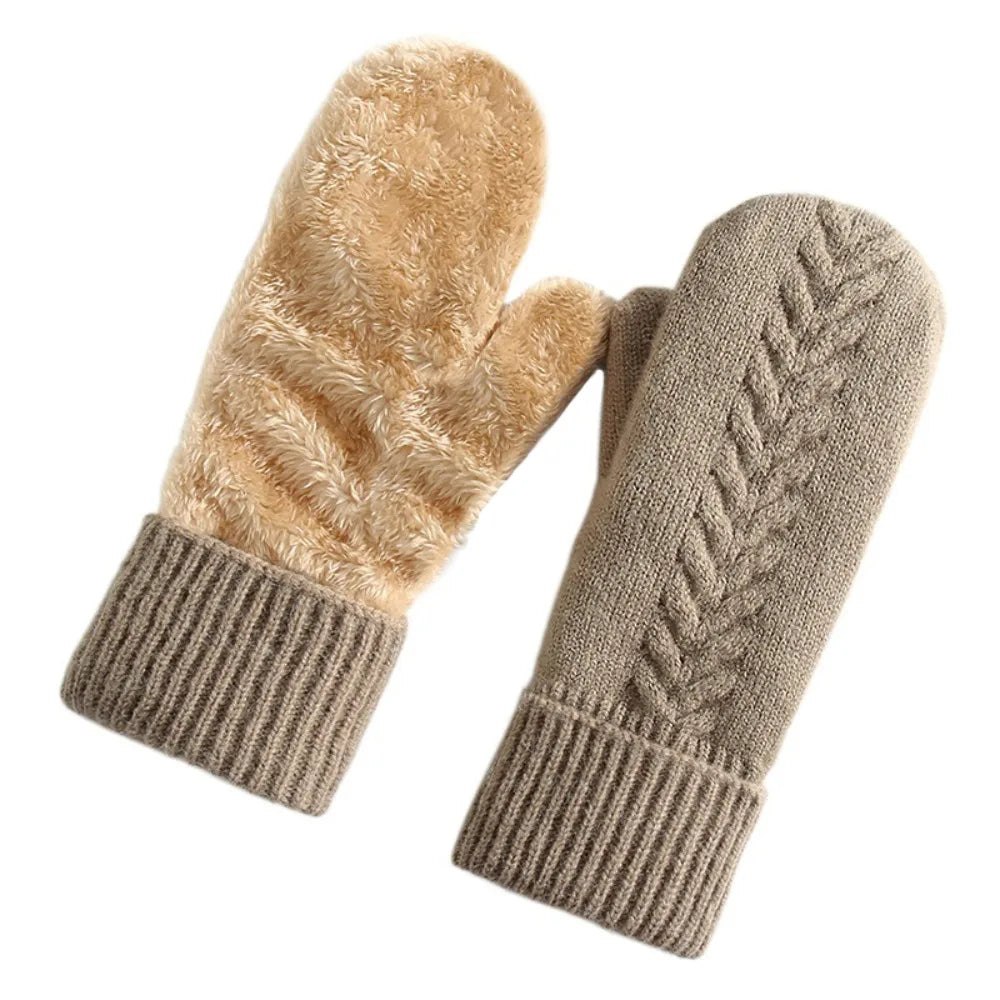 Dubbellaagse winterwanten met fleecevoering