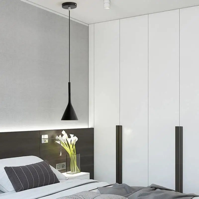 Verstellbare Aluminium-Pendelleuchte für Kücheninsel & Esstisch – 6-Zoll-Kegelschirm, E27-Fassung, 39-Zoll-Kabel – Industrielle Hängeleuchte