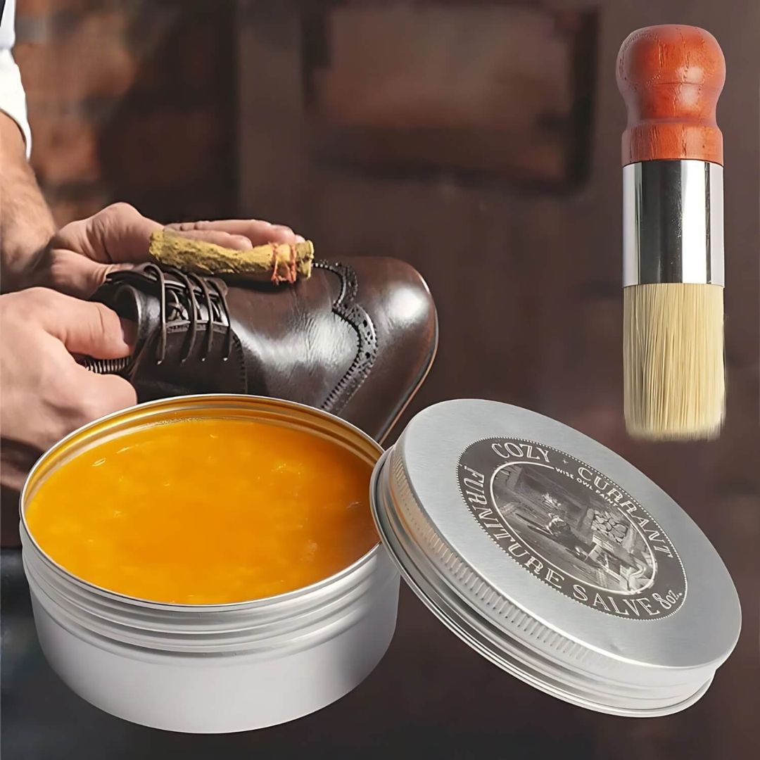 Nourishing Conditioner for Genuine Leather Furniture Seats Bags Shoes Jackets Clear Formula with Sponge Applicator | Thomler