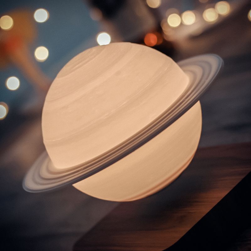 Floating Magnetic Globe Desk Lamp with Dual-Tone LED Lighting for Office & Bedroom | Thomler