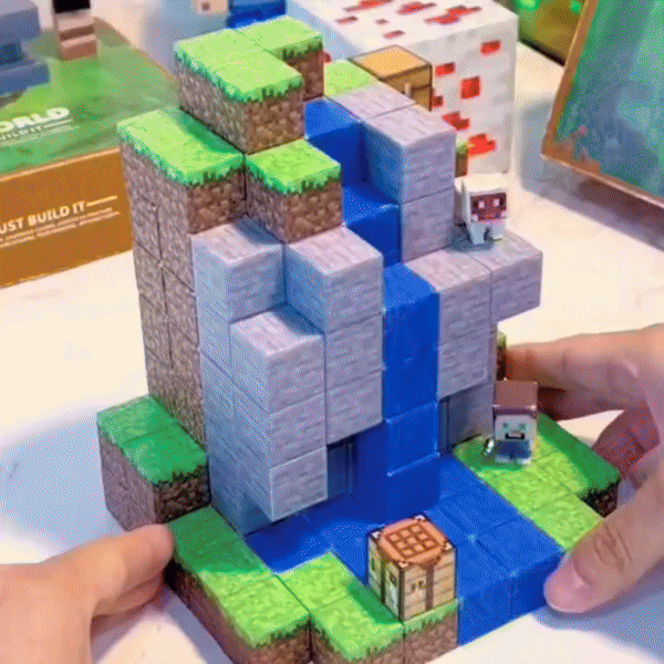 Bloques magnéticos con luz BLOCKMASTER