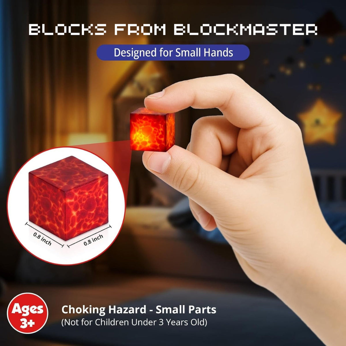 Bloques magnéticos con luz BLOCKMASTER