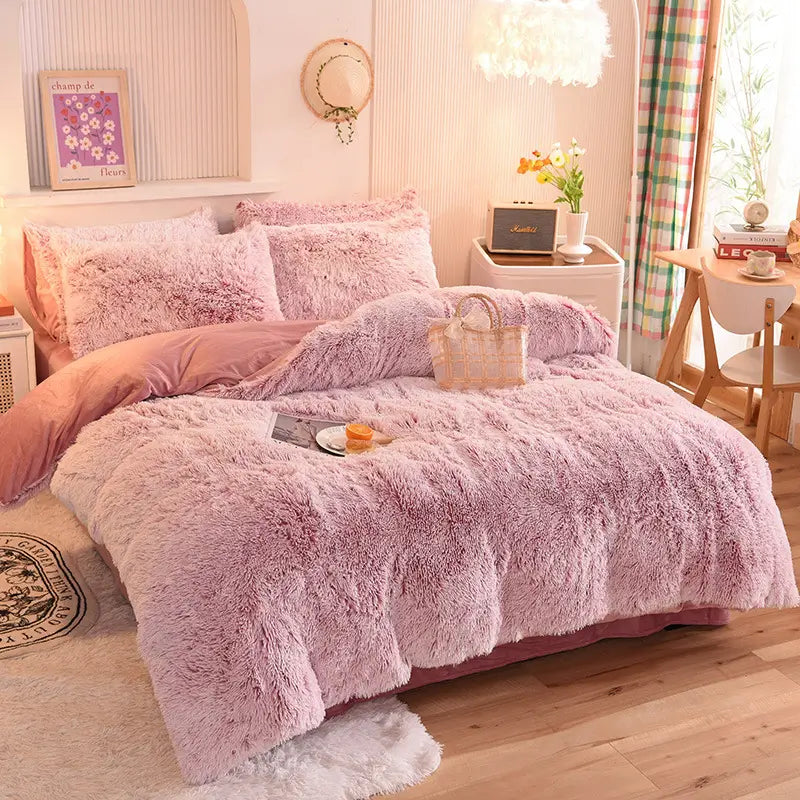 Ultra-Soft Sherpa Fleece Comforter Set – Plush Cloud-Like Warmth for Winter Nights