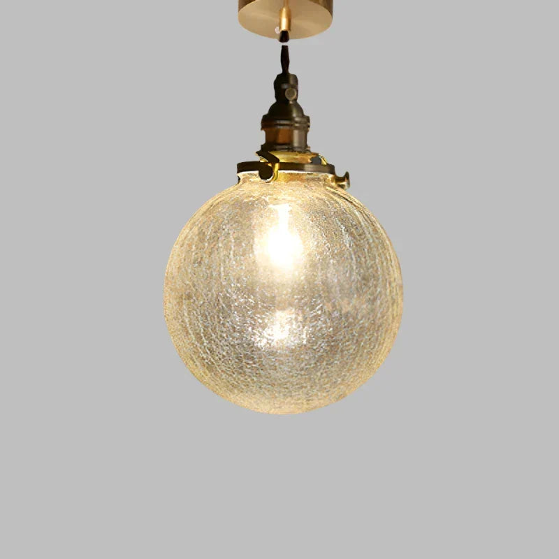 Clear Glass Hanging Lamp E27 Socket 6 in Diameter Scandinavian Style for Dining Room Kitchen Island Over Table Adjustable Cord Modern Minima | Thomler