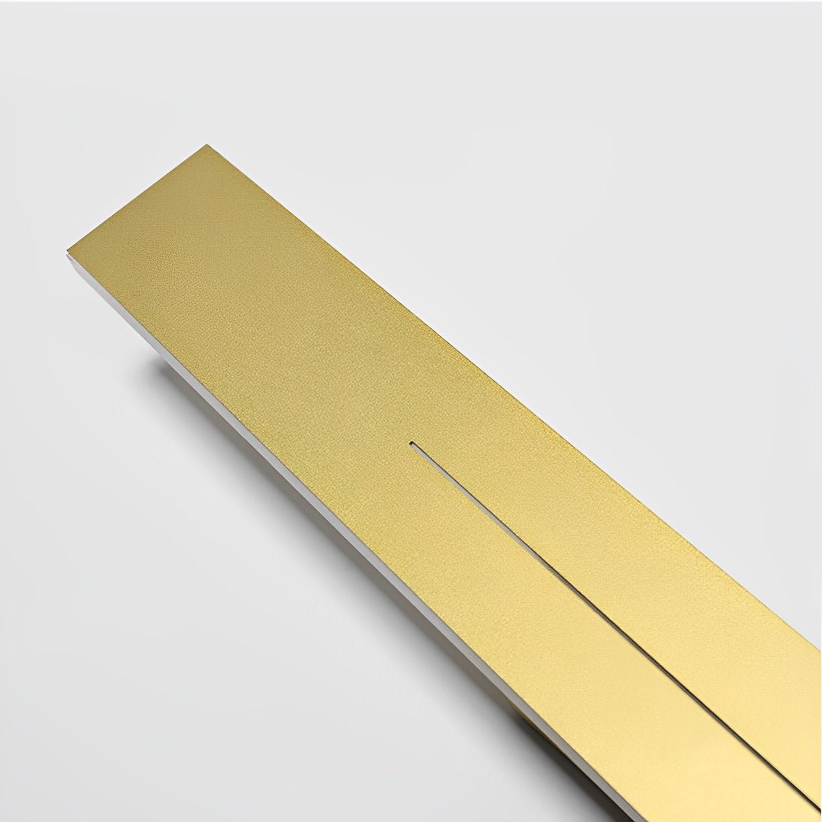 Lineare LED-Akzent-Lichtleiste, 119 cm, schwarzes Eisen, Acryl-Leuchte, fest verdrahtet, einstellbare Farbtemperatur, für Schlafzimmer, Flur, Spiegel, Waschtisch | Thomler