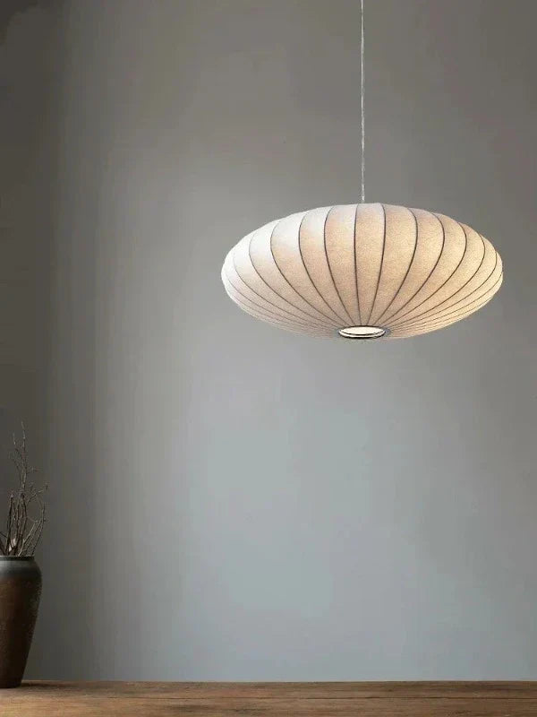 Kristall-Deckenleuchte 12 Zoll mit Stoffschirm für Esszimmer Wohnzimmer Flur Dekorative Hängelampe Glamour-Stil | Thomler