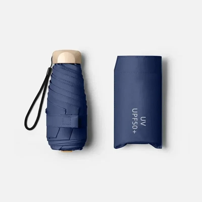 Miniparaguas de bolsillo para viaje - Compacto, ligero y con protección UV