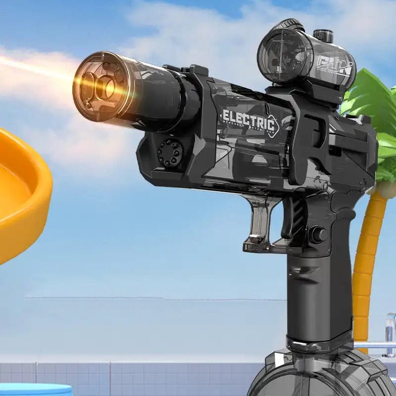 Elektrischer Wasserblaster mit LED-Lichtern & 500 ml Tank für Poolpartys, Strand & Garten – Wiederaufladbares Spielzeug für Kinder & Erwachsene