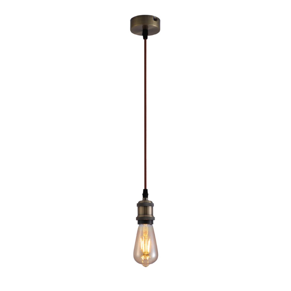 Retro Edison Socket Hanging Lamp with 61-Inch Adjustable Cord for Dining Tables and Kitchen Islands | Thomler