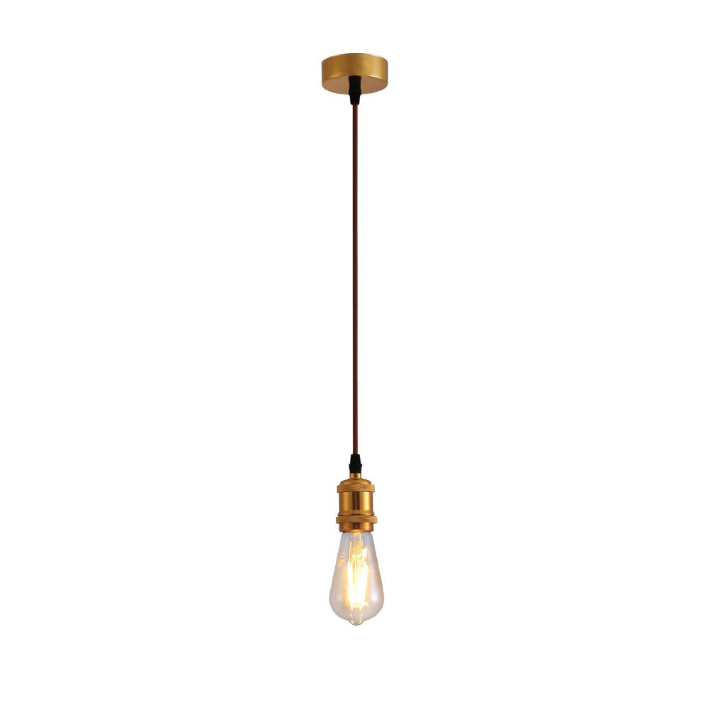 Retro Edison Socket Hanging Lamp with 61-Inch Adjustable Cord for Dining Tables and Kitchen Islands | Thomler