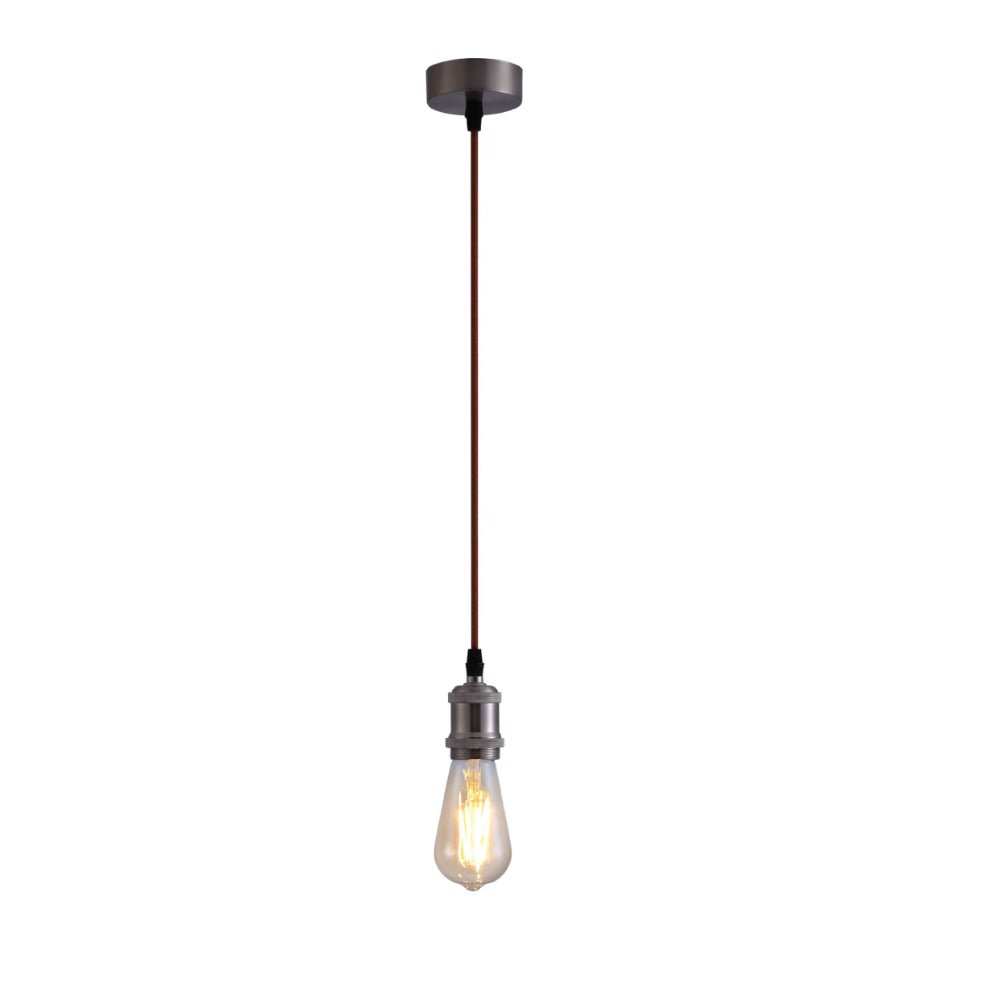 Retro Edison Socket Hanging Lamp with 61-Inch Adjustable Cord for Dining Tables and Kitchen Islands | Thomler