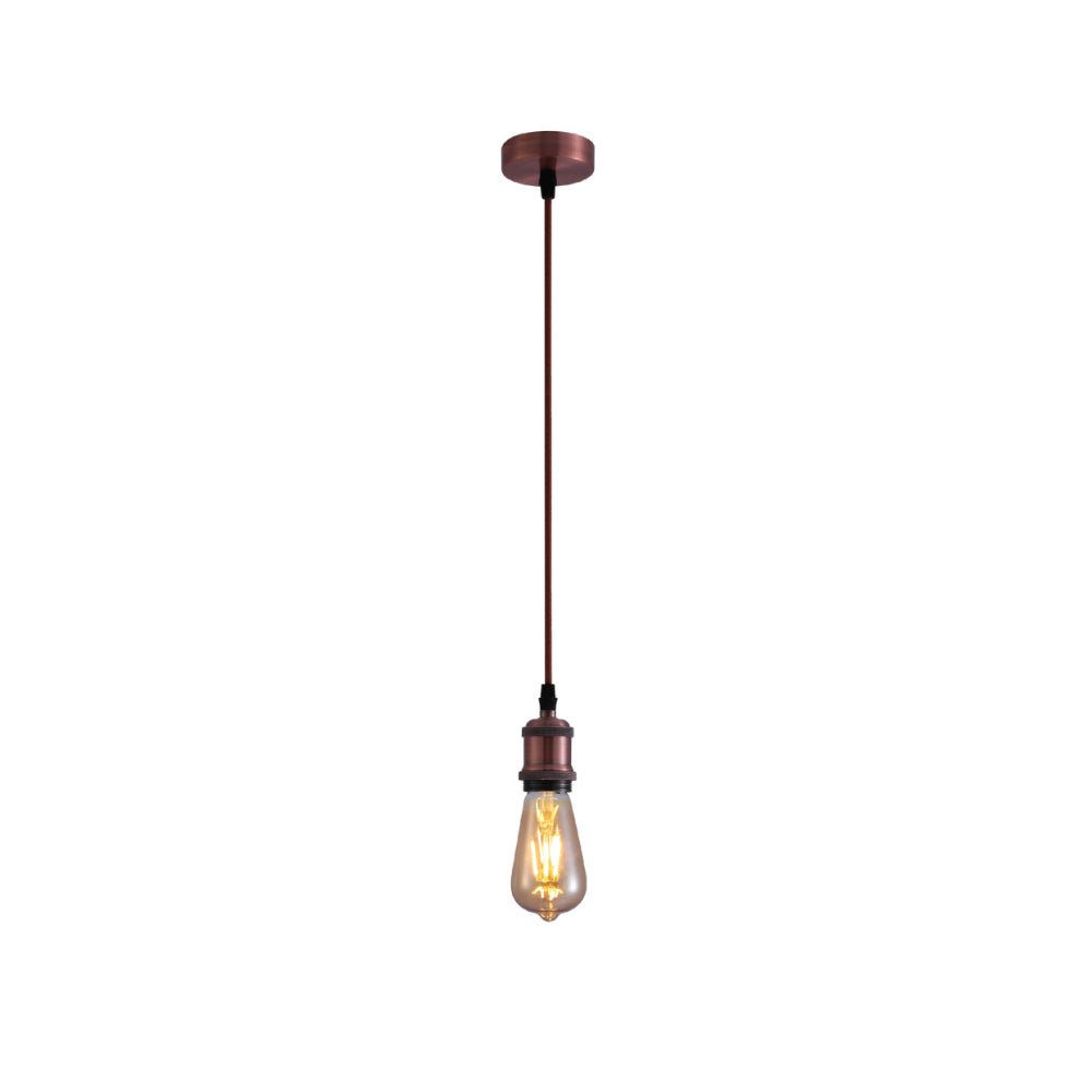 Retro Edison Socket Hanging Lamp with 61-Inch Adjustable Cord for Dining Tables and Kitchen Islands | Thomler