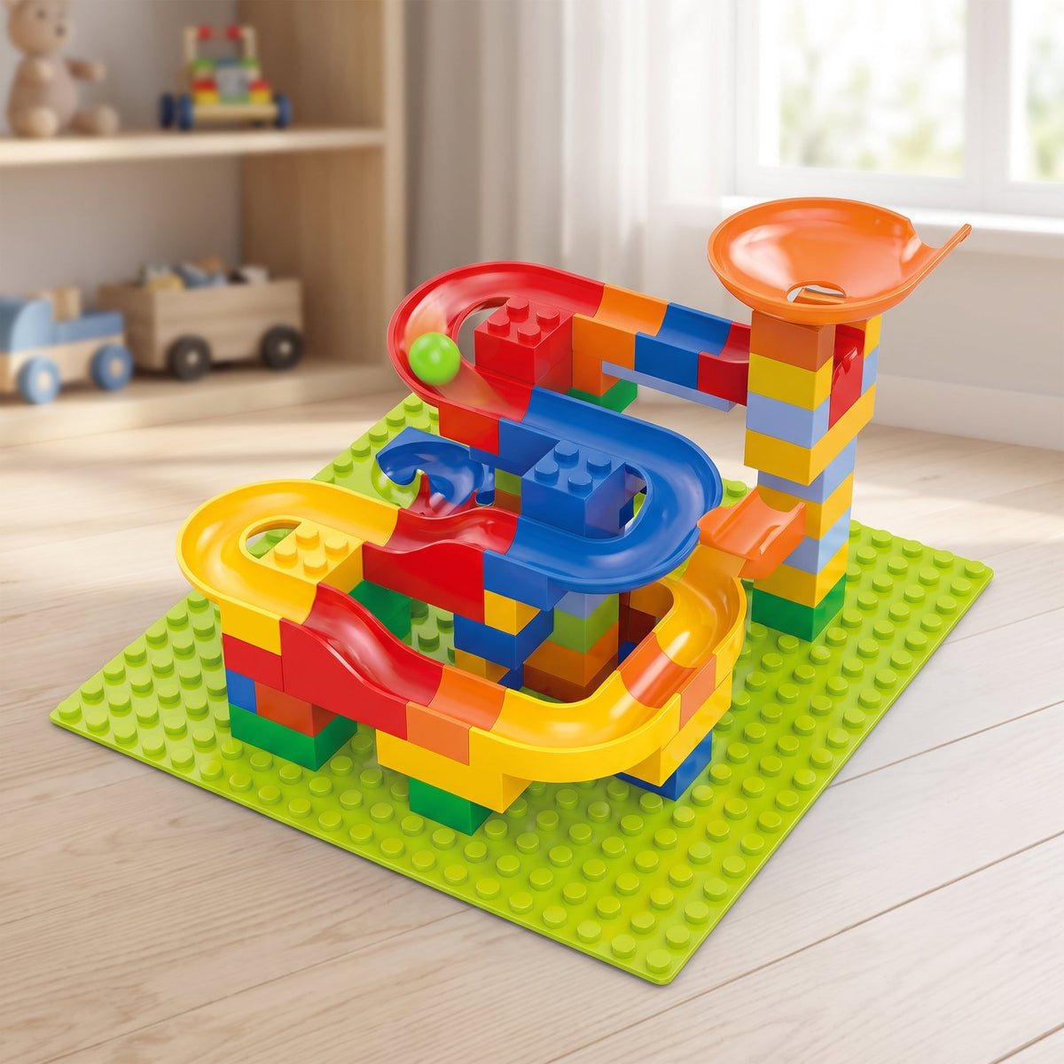 Marble Run Building Blocks With Easy To Assemble