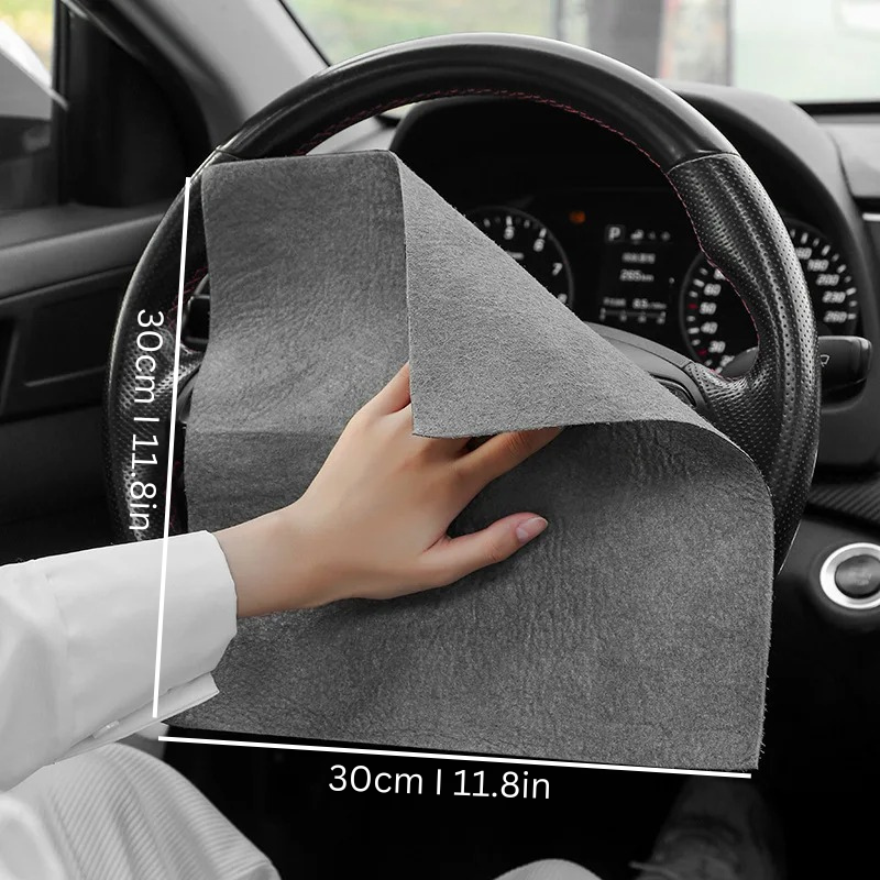 Microfiber Cleaning Cloths Reusable Lint-Free Streak-Free for Glass Windows Kitchen Surfaces Home Car Detailing