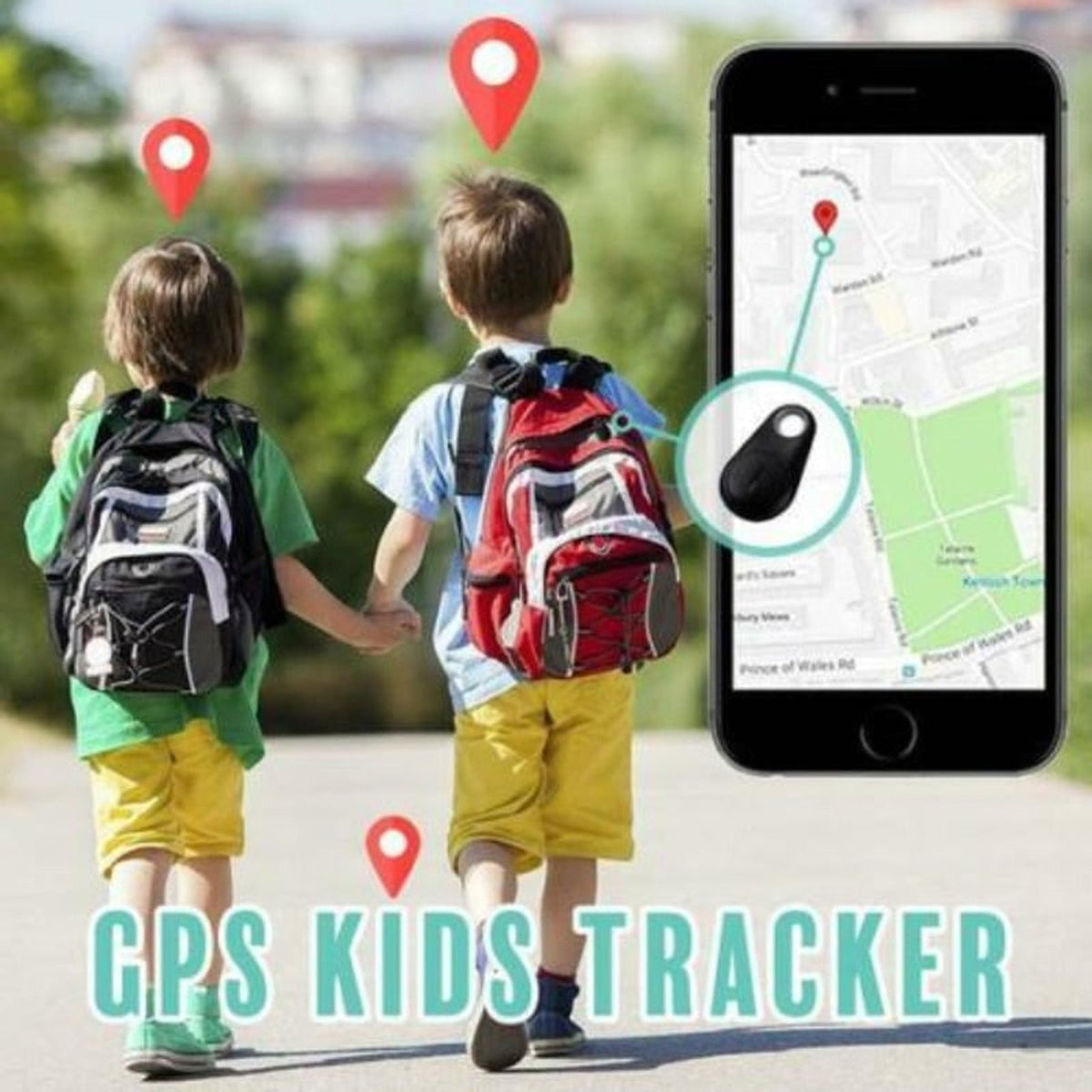 Mini rastreador GPS para niños, mascotas, coches y más con dispositivo de seguimiento portátil en tiempo real