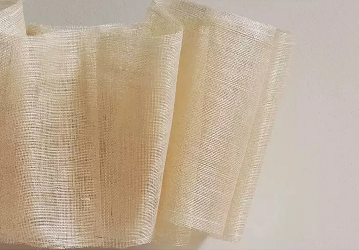 Geweven stoffen hanglamp met ijzeren frame voor eetkamer & slaapkamer – Zachte sfeerverlichting voor ruimtes van 10–15 m² – Min | Thomler