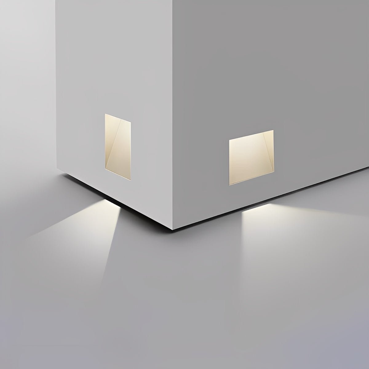 Motion Sensor LED Recessed Wall Sconce for Hallway Bedroom Living Room Indoor Aluminum 8 in Modern Step Light Fixture Automatic Nightlight H | Thomler