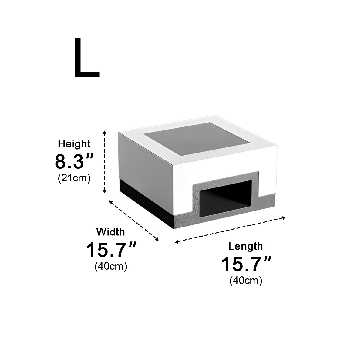 Luz solar LED cuadrada para postes de cercas, entradas y senderos – Estructura de acero inoxidable impermeable para iluminación de patios exteriores | Thomler