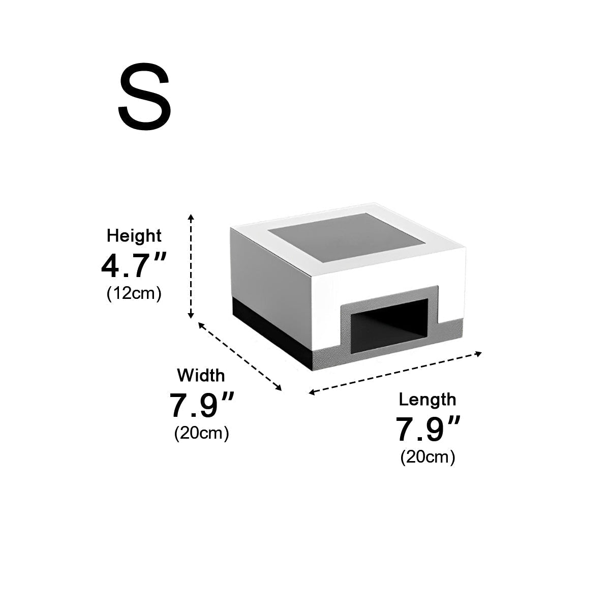 Luz solar LED cuadrada para postes de cercas, entradas y senderos – Estructura de acero inoxidable impermeable para iluminación de patios exteriores | Thomler