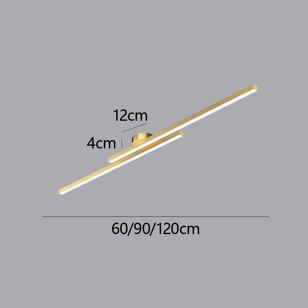 Contemporary Aluminum LED Flush Mount Ceiling Light – Modern Design