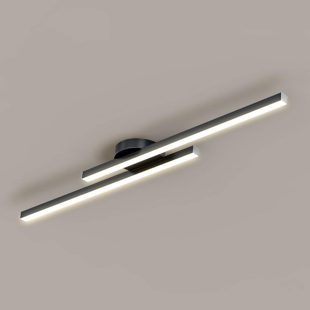 Contemporary Aluminum LED Flush Mount Ceiling Light – Modern Design