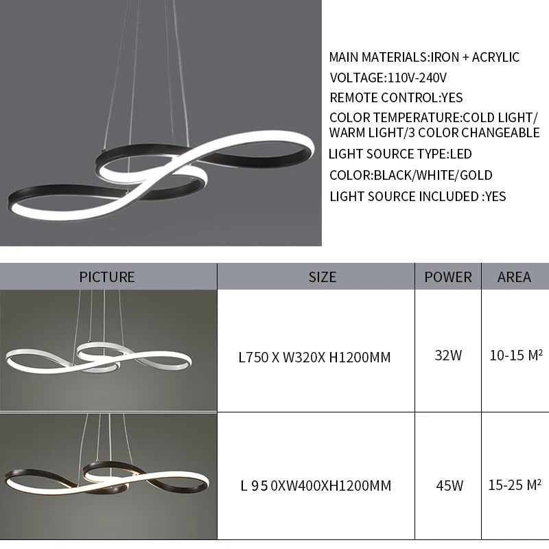 Modern Circle Hanging Fixture with Remote Dimming for Dining Room & Kitchen Island Adjustable Height 47 in Black White Gold Finish Contempor | Thomler
