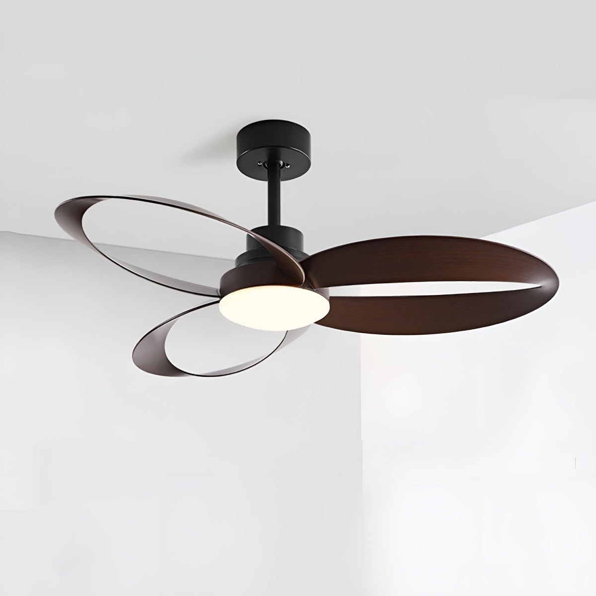 42-Zoll reversibler Deckenventilator mit LED-Licht | 6-stufige Fernbedienung für Schlafzimmer & Wohnzimmer | Einstellbare Farbtemperatur 3000K-6000K