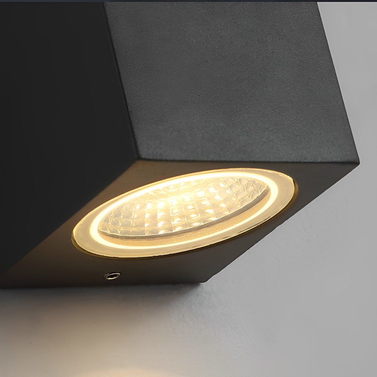 Outdoor LED Uplight Downlight Sconce 6W Aluminum Black Fixture Warm White for Patios Walkways Villa Facades Modern Architectural Accent | Thomler
