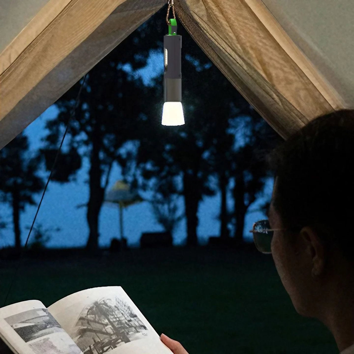 Hochintensive LED-Taschenlampe mit einstellbarem Fokus & mehreren Modi für Outdoor-Camping, Notfalleinsätze, Suche & Rettung