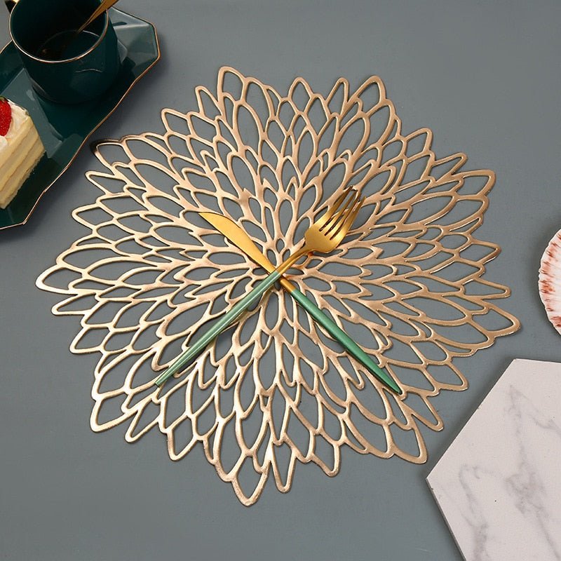 Round Table Mat 15 Inch Non-Slip PVC Protector for Dining Space Galaxy Nebula Celestial Pattern Kitchen Décor Heat Resistant Surface Placema | Thomler