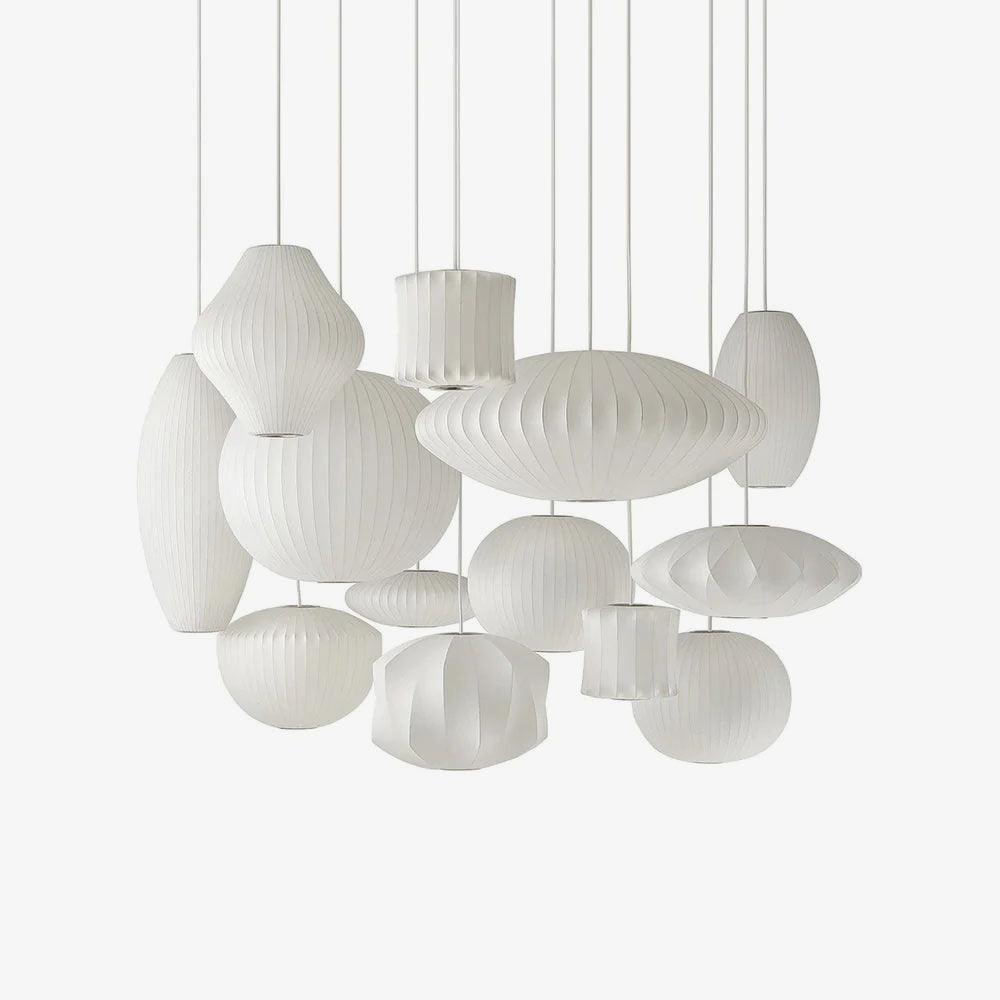 Stalen draadgaas plafondlamp 20 inch wit voor kookeiland eetkamer moderne hanglamp verstelbaar snoer E26 fitting