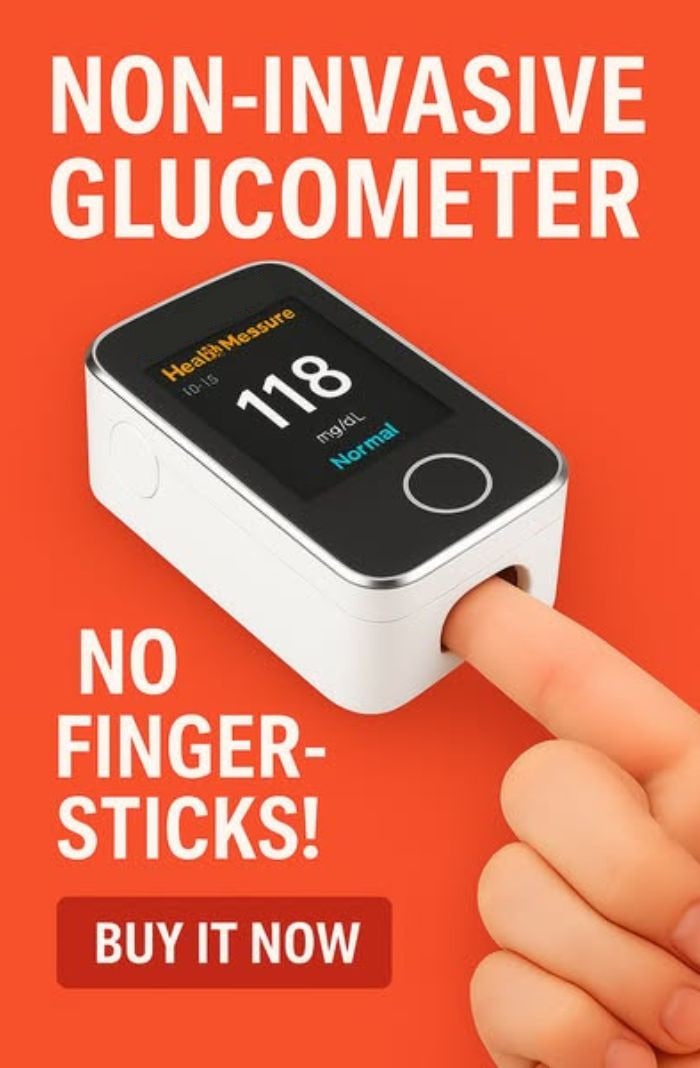 Medidor de glucosa en sangre con lectura en 5 segundos y pantalla digital