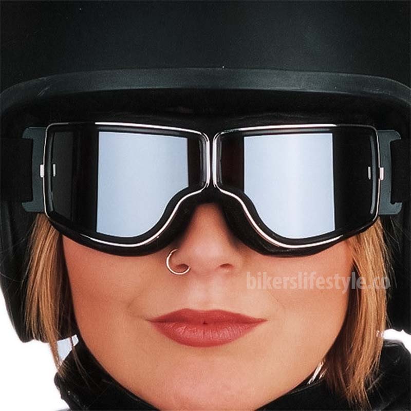 Protective Eyewear for Prescription Glasses – Anti-Fog Safety Goggles with UV Shield & Adjustable Strap for Motorcycle Riding, Outdoor