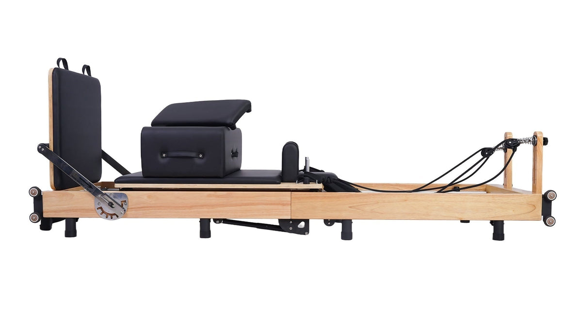 Oak Foldable Pilates Reformer – Studio-Level Foldable Reformer