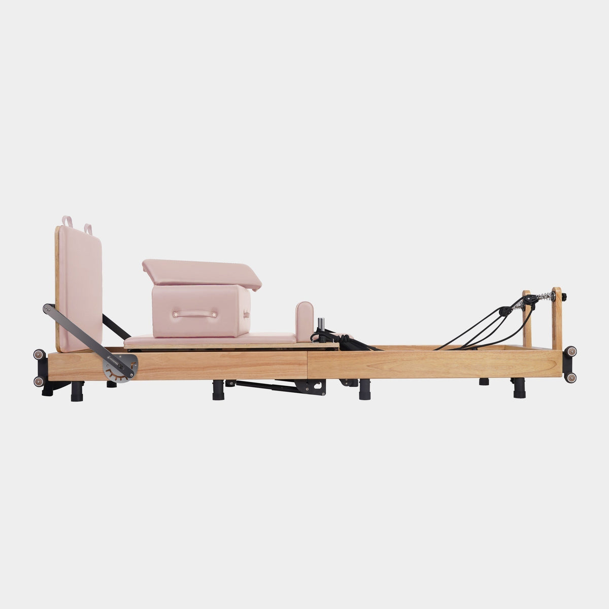 Oak Foldable Pilates Reformer – Studio-Level Foldable Reformer
