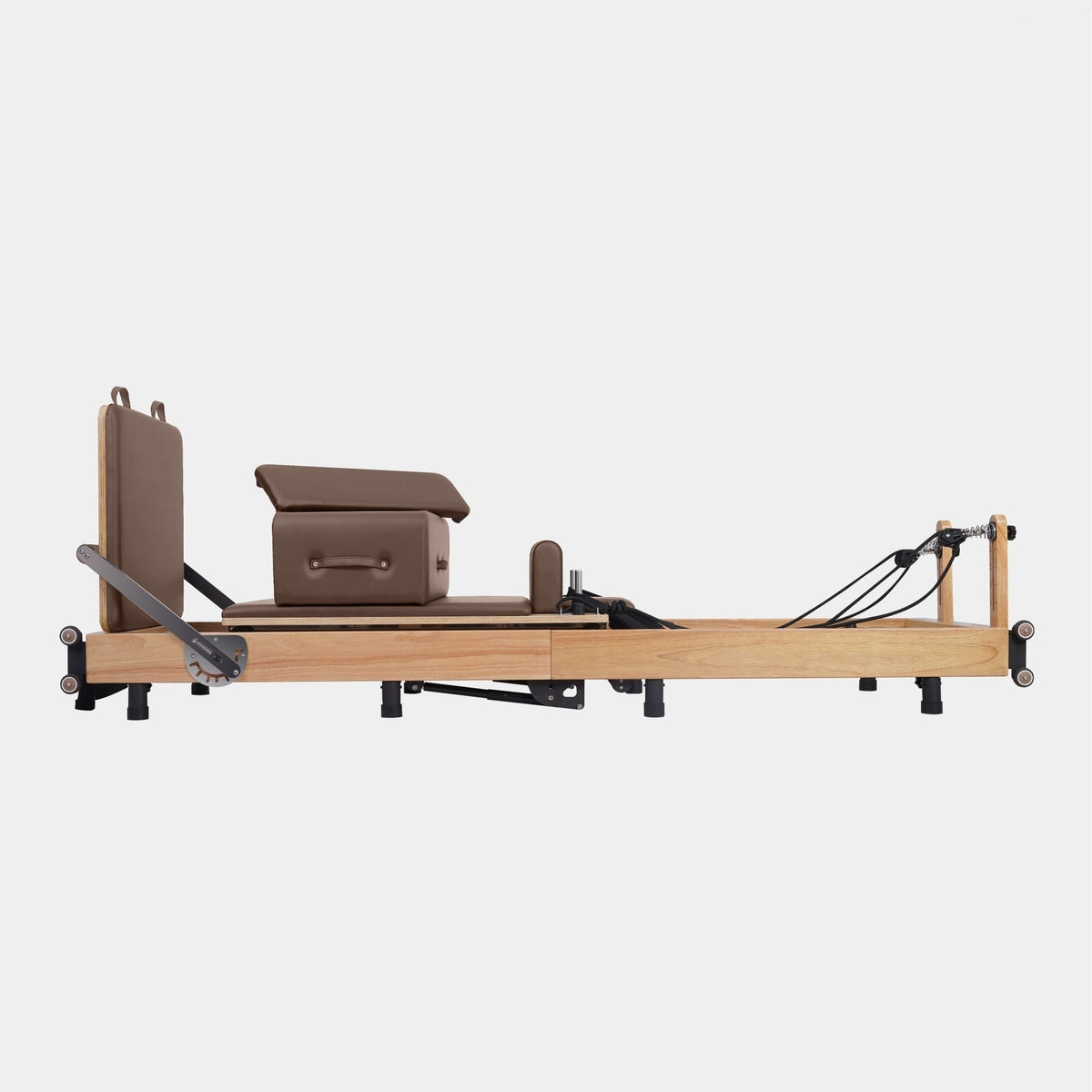 Oak Foldable Pilates Reformer – Studio-Level Foldable Reformer