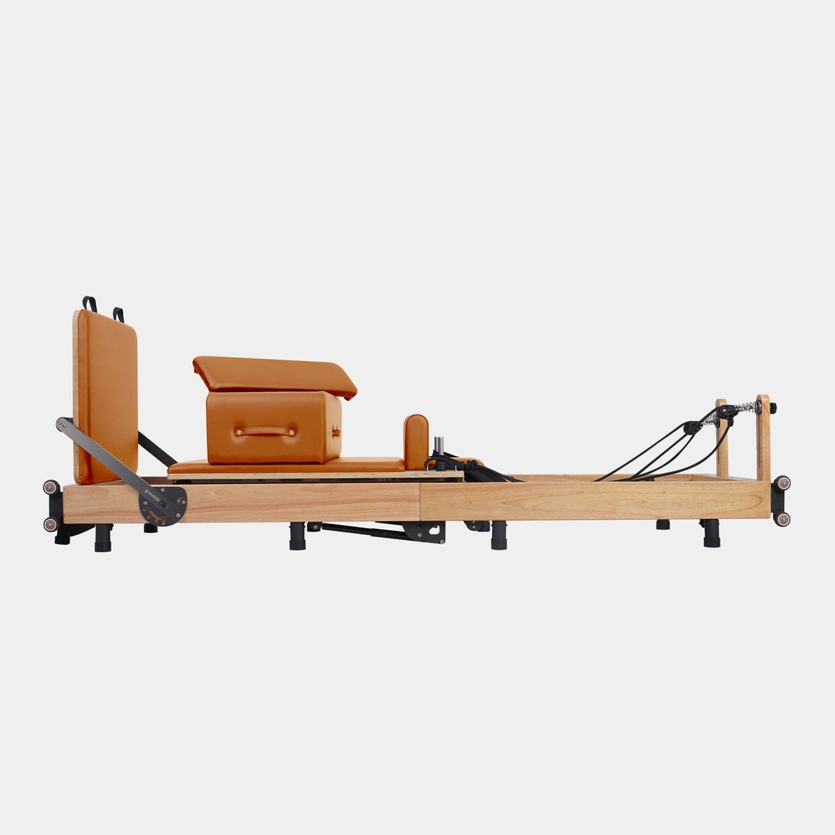 Oak Foldable Pilates Reformer – Studio-Level Foldable Reformer